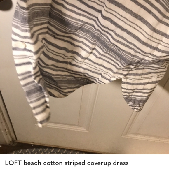LOFT coverup cotton dress - Picture 9 of 9